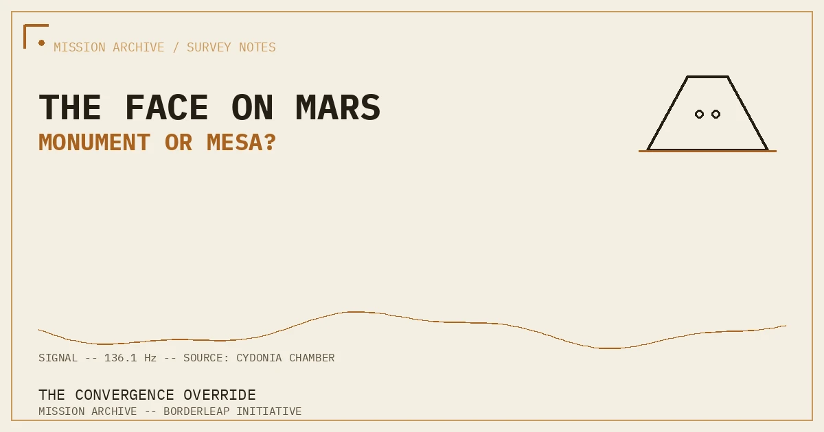 The Face on Mars: Monument or Mesa?